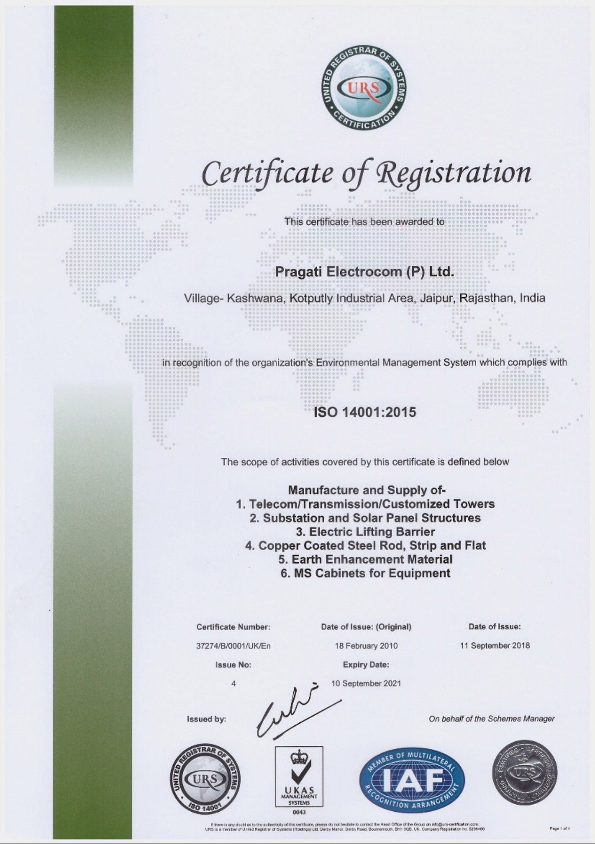 Pragati Electrocom Private Limited